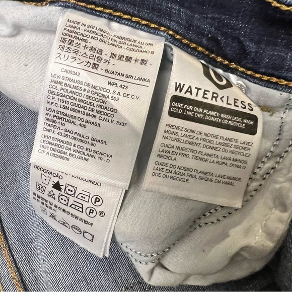 Levi’s Classic Boot Cut Blue Mid Rise Jeans size 16 - Picture 14 of 16